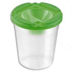 WONDAY Pot anti-verse en plastique transparent avec bouchon de fermeture