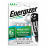 ENERGIZER Pile Extreme Rechargeable AAA LR03 800 mAh, pack de 4 piles