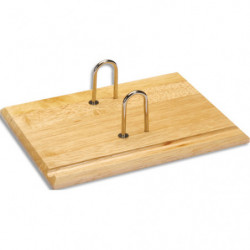 WONDAY Socle en bois arceaux métallique pour bloc éphéméride