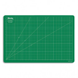 WONDAY Plaque de découpe verte 450x300x3mm. Résistante à la coupe, surface quadrillée