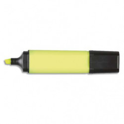 PERGAMY Surligneur pointe biseautée coloris Jaune