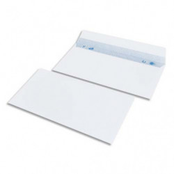 BONG Boîte de 200 enveloppes DL 162x229mm Blanc 80g auto-adhésive