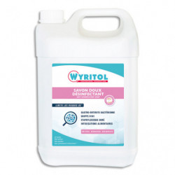 WYRITOL Bidon de 5 litres de Gel lavant désinfectant pour les mains