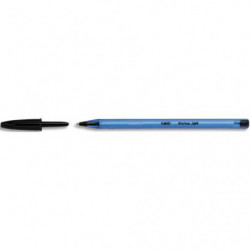 BIC Ecriture Cristal Soft Stylos-Bille Pointe Moyenne (1,2 mm) - Corps Bleu Ciel - Encre De Couleur Noire