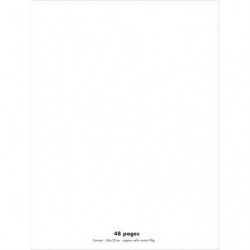 CONQUERANT C9 Cahier piqûre 24x32cm 48 pages 90g grands carreaux Seyès. Couverture polypropylène incolore