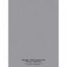 Cahier piqûre 24x32cm 96 pages 90g quadrillé 5x5. Couverture polypropylène Gris