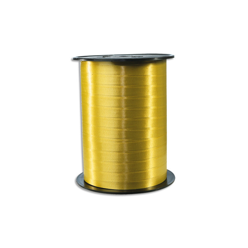 CLAIREFONTAINE Bobine bolduc de comptoir 500x0,7m. Coloris Or lisse