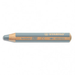 STABILO woody 3in1 crayon de couleur multi-surfaces mine extra-large (10 mm) - Argent