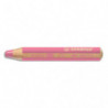 STABILO woody 3in1 crayon de couleur multi-surfaces mine extra-large (10 mm) - Rose