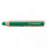 STABILO woody 3in1 crayon de couleur multi-surfaces mine extra-large (10 mm) - Vert foncée
