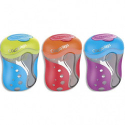 MAPED Taille-crayons COLOR PEPS 2 usages avec réserve - Coloris assortis