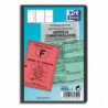 OXFORD Etuis 3 volets multi-papiers voiture, 9 x 14,5 cm, en PVC 30/100e. Présentation 3 volets