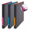 OXFORD Classeur FOR STUDENT 4 anneaux en polypro 20/10e. Dos 3cm. Fermeture élastique. Coloris assortis