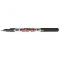 UNI-BALL Marqueur permanent Noir toute surface, Ecriture fine 0,9 mm