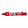 PILOT Marqueur effaçable à sec, pointe ogive, VBOARD MASTER, pointe fine, Rouge