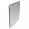 Classeur 4 anneaux polypropylène dos 2 cm Incolore