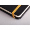 RHODIA Carnet Rhodiarama A5 192 pages lignées. Couverture rembordée Noire