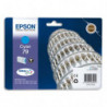 EPSON Cartouche Jet d'Encre Cyan (800 p) ''Tour de Pise'' - C13T79124010