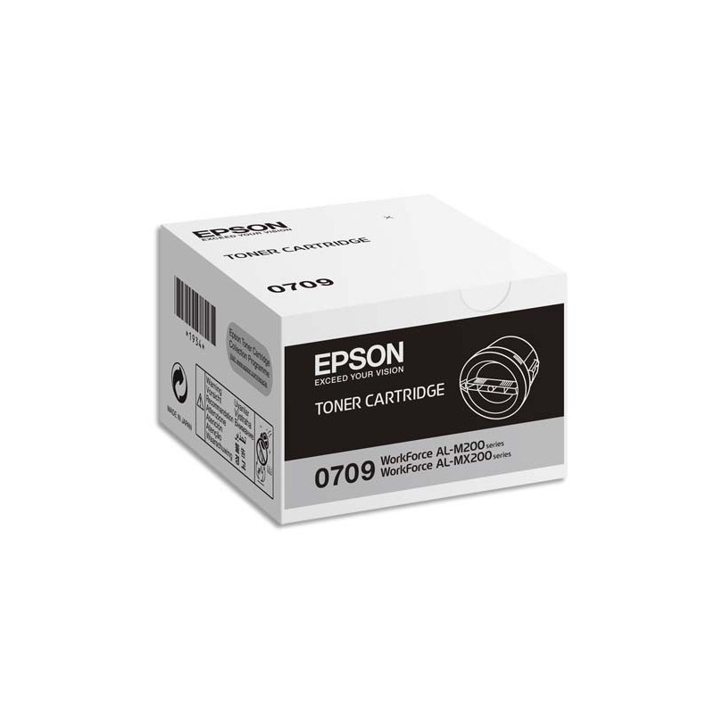 EPSON Cartouche Toner Noir Capacité Standard (2500 p) - C13S050709