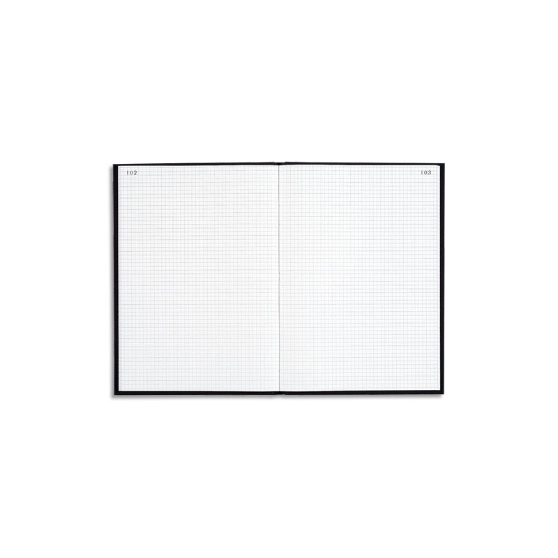 LE DAUPHIN Registre corrige couverture Noire 21x29,7 cm 300 pages quadrillé 5x5