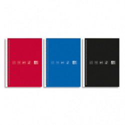 OXFORD Répertoire téléphonique HOMEBOOK spiralé couverture carte souple 144 pages 90g 14,8x21