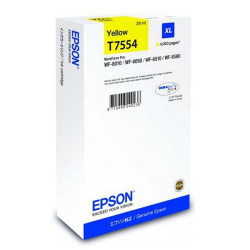 EPSON Cartouche Jet d'Encre Jaune XL (4 000 p) WF-8xxx - C13T755440