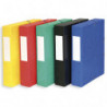 PERGAMY Boîte de classement à élastique en carte lustrée 7/10, 600g. Dos 60mm. Coloris assortis.