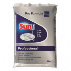 SUN PROFESSIONAL Sachet de 2 Kg Sel régénérant pour lave-vaisselle