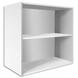 MT INTERNATIONAL Module de rangement 1 tablette MT1 Elégance en PPSM 19mm - L80 x H80 x P39,5 cm Blanc