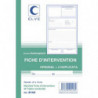 ELVE Manifold ficher d'intervention format 210x140 50 feuillets tripli