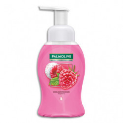PALMOLIVE Flacon pompe 250ml mousse lavante Pouss'Mousse volumineuse et compacte parfum Framboise
