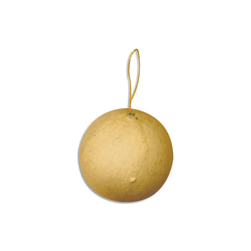 GRAINE CREATIVE Boule en carton d'ornement à décorer diamètre 65 mm