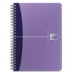 OXFORD Répertoire spirales couverture PP format 11x17cm 180 pages réglure ligné 6mm - gamme OXFORD OFFICE