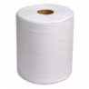 Lot de 2 Bobines d'essuyage 800 formats Blanches 2 plis gaufrée - Format : 30 x 21 cm