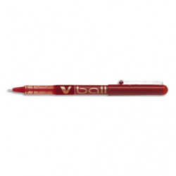 PILOT Stylo Roller pointe métal 1,0 mm encre liquide Rouge V-BALL 1,0