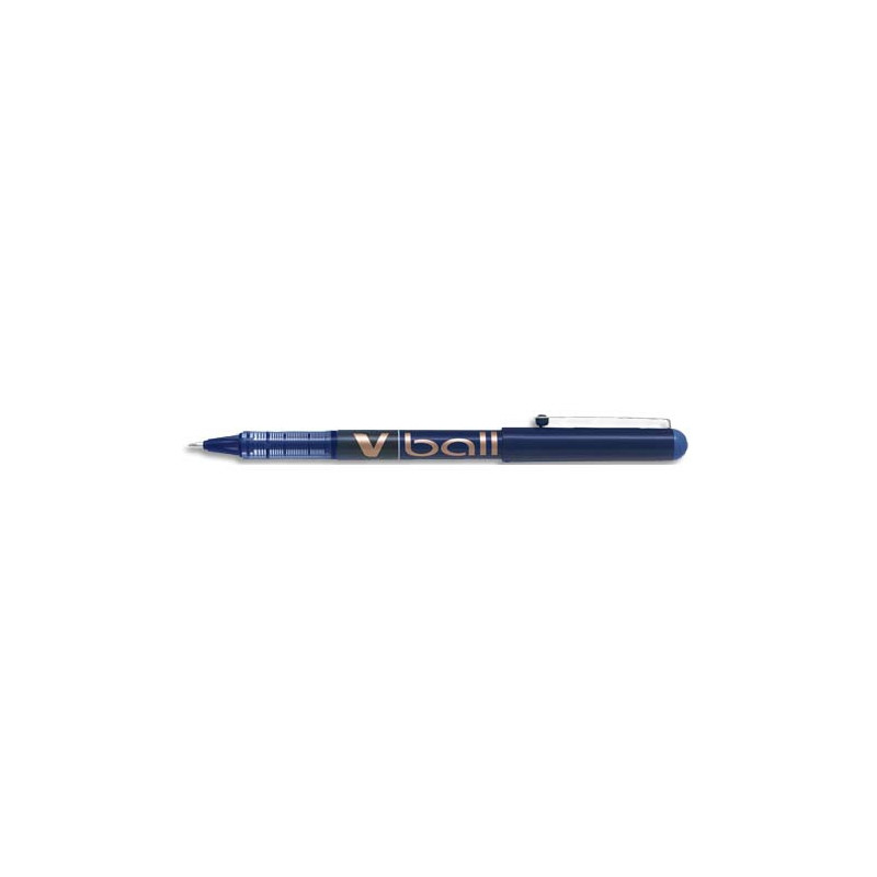 PILOT Stylo Roller pointe métal 1,0 mm encre liquide Bleu V-BALL 1,0