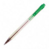 PILOT Stylo bille rechargeable pointe fine rétractable encre Verte corps plastique cristal BPS-MATIC