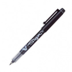 PILOT Stylo-feutre pointe en nylon largeur de trait 0,6 mm encre liquide Noire V-SIGN PEN