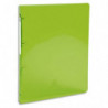 EXACOMPTA Classeur 4 anneaux dia 30mm Iderama polypro souple 7/10 brillant. Dos 4cm. Coloris Vert anis