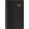 BREPOLS Agenda Janvier à Décembre 2025 GENOVA Delta 834, spiralé, 1 semaine sur 2 pages, 8,1x12cm, noir