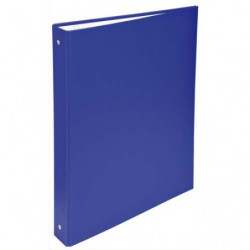 EXACOMPTA Classeur 4 anneaux de 30 mm, en polypropylène, dos de 4 cm, Bleu