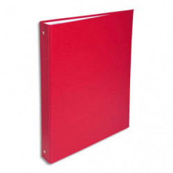 EXACOMPTA Classeur 4 anneaux de 30 mm, en polypropylène, dos de 4 cm, Rouge