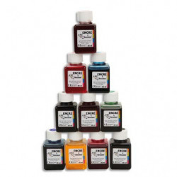ART PLUS Coffret de 10 x 60ml encre à dessiner assorties