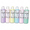 ART PLUS Lot de 6 flacons 250ml d'acrylique. Assortis pastel : Violet, Beige, Jaune, Bleu, Rose, Vert