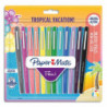 PAPERMATE Pochette de 12 Stylos feutres Flair Original Tropical, pointe 0,4mm