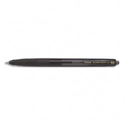 PILOT Stylo bille SUPER GRIP G rétractable pointe moyenne encre Noire