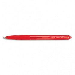 PILOT Stylo bille SUPER GRIP G rétractable pointe moyenne encre Rouge