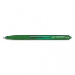 PILOT Stylo bille SUPER GRIP G rétractable pointe moyenne encre Vert