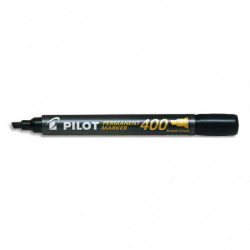 PILOT Marqueur permanent MARKER 400 pointe biseautée large encre Noir