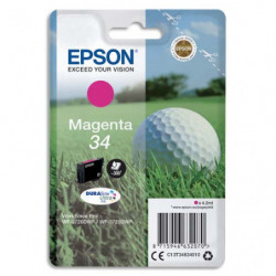EPSON Cartouche Jet d'Encre DURABrite Ultra Magenta ''Balle de Golf'' 34 - C13T34634010
